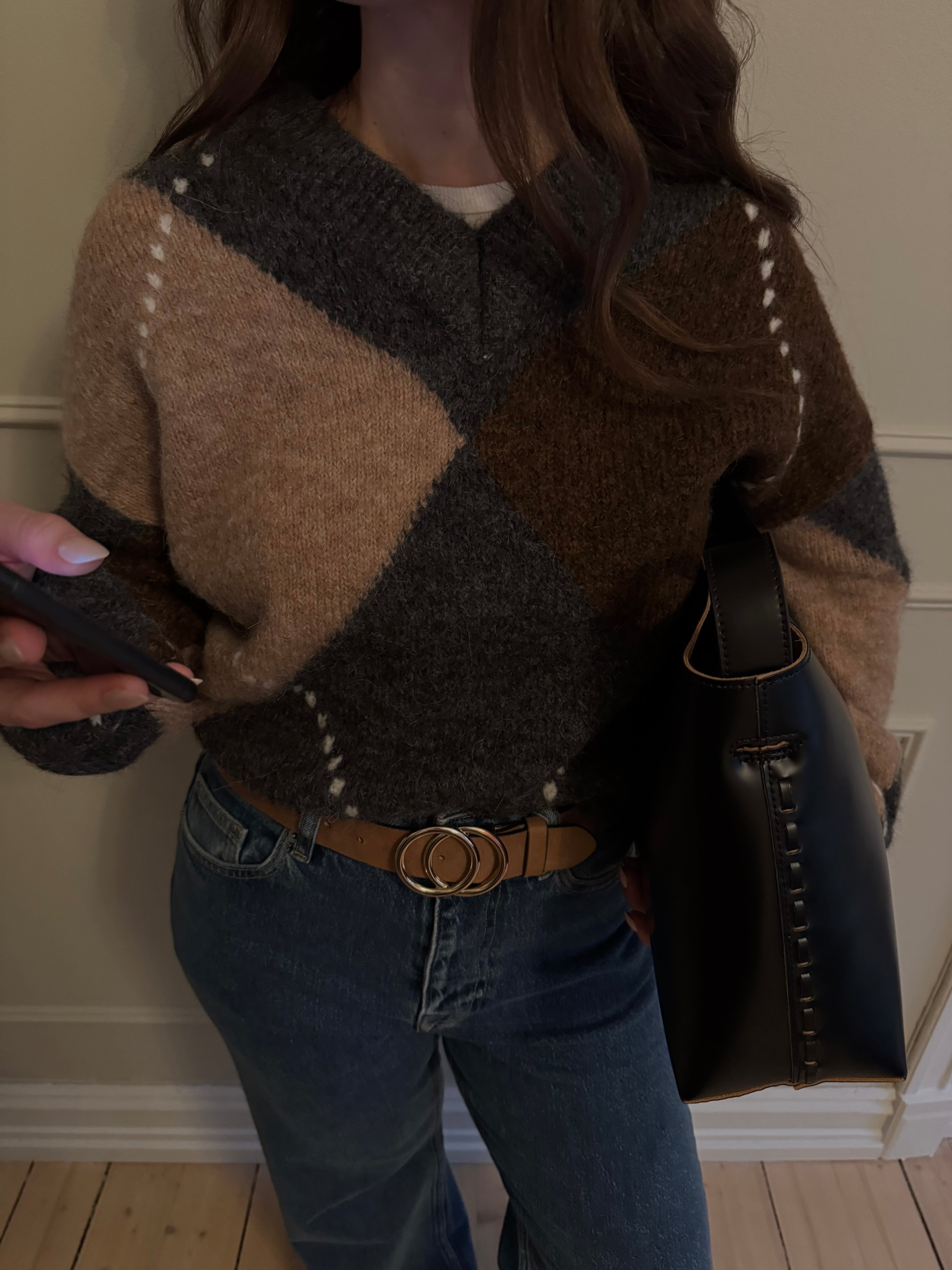 ROUARGYLE Pullover - Dark Grey Melange